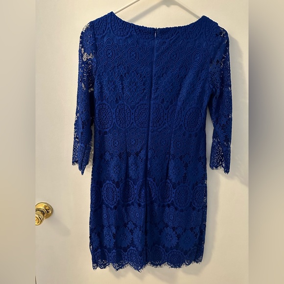 Jessica Howard Royal blue lace shift dress - Picture 5 of 6